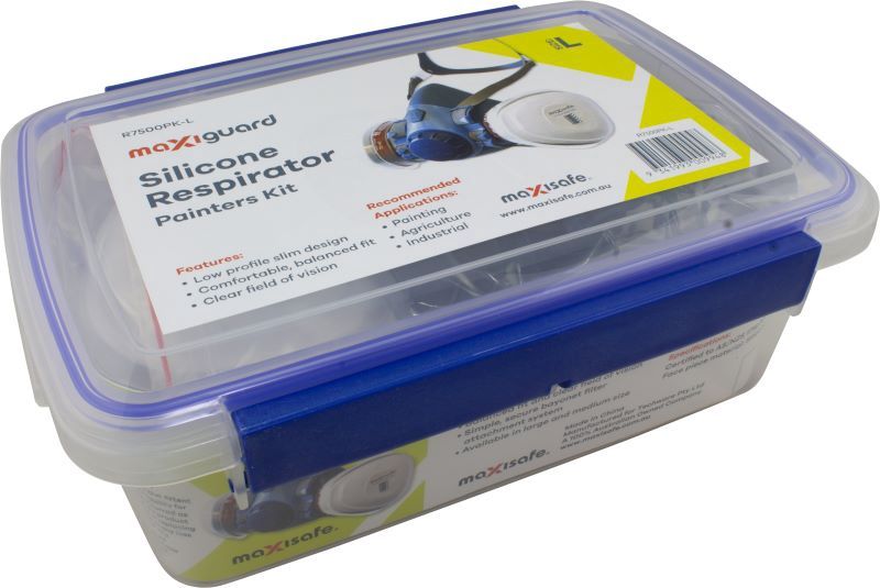 MaxiGuard Half Mask Respirator Painters Kit - Large