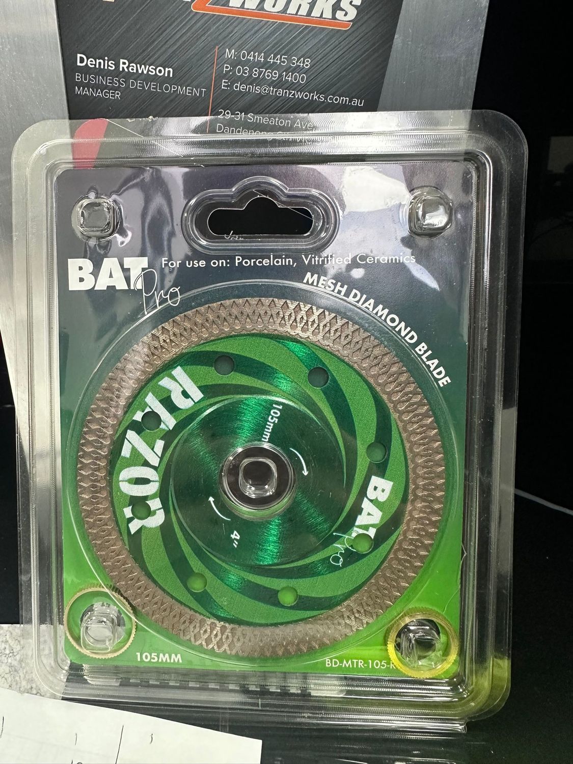 BAT Pro Razor Mesh Blades, Size: 105MM