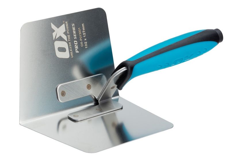 OX Pro Internal Corner Trowel - 102 x  127mm / 4in x 5in