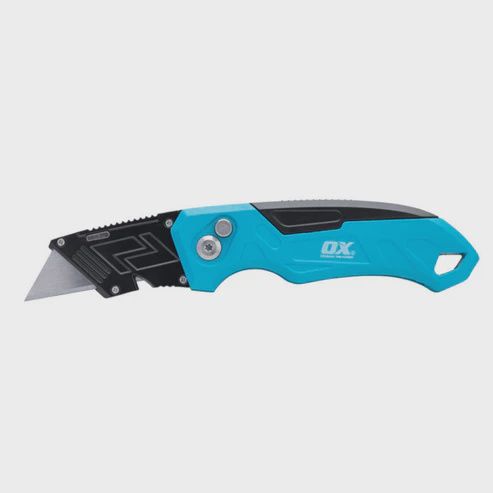 OX Pro Heavy-Duty Fixed Blade Folding  Knife | Includes 3 Blade