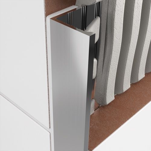 AMARK L Profile Aluminium 10mm Bright Silver x 3m