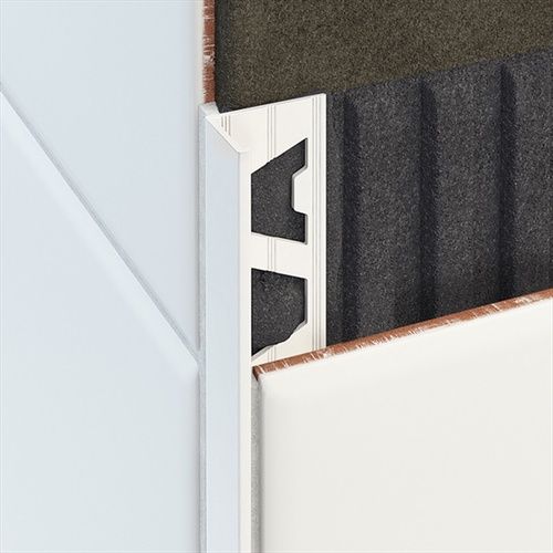 AMARK L Profile Aluminium 10mm White x 3m