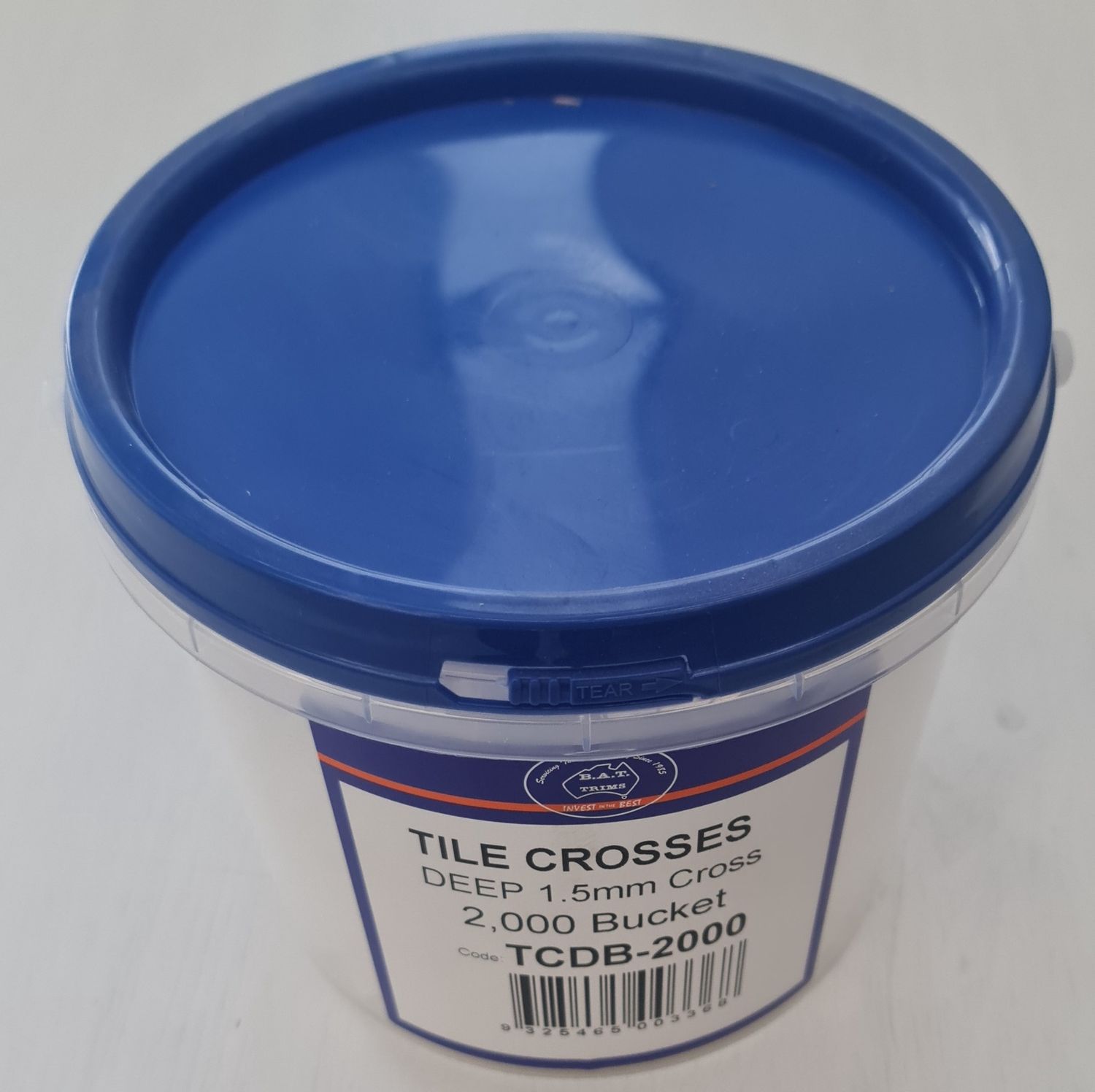 Deep Tile Crosses 1.5mm x 2000 Bucket