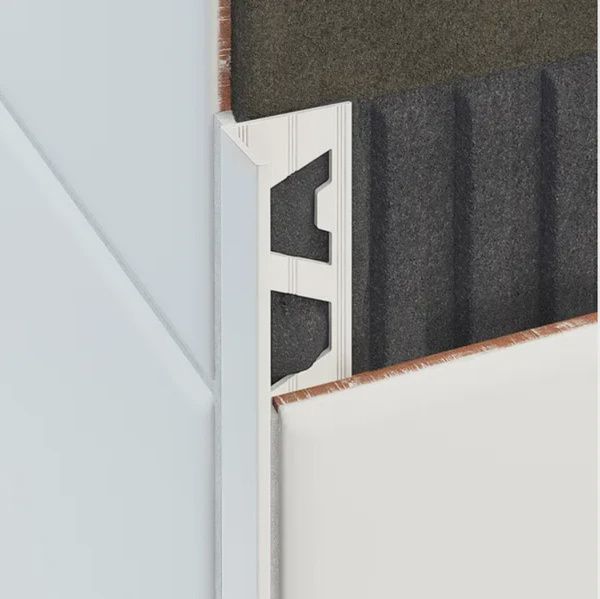 AMARK L Profile Aluminium 11mm White x 3m