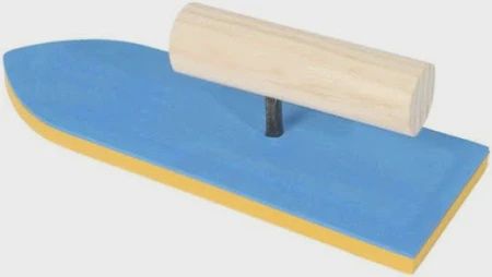 AMARK Pointed Rubber Grouter Wood Handle
