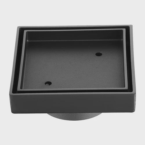 AMARK Tile Insert Floor Drain 110x110x20mm Brush Gunmetal