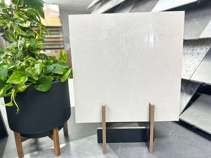 Beige  gloss Porcelain Tile 800x800