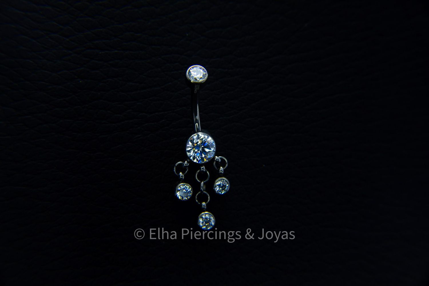 3 Colgantes de cristales de zirconia redondos