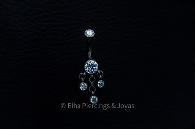 3 Colgantes de cristales de zirconia redondos