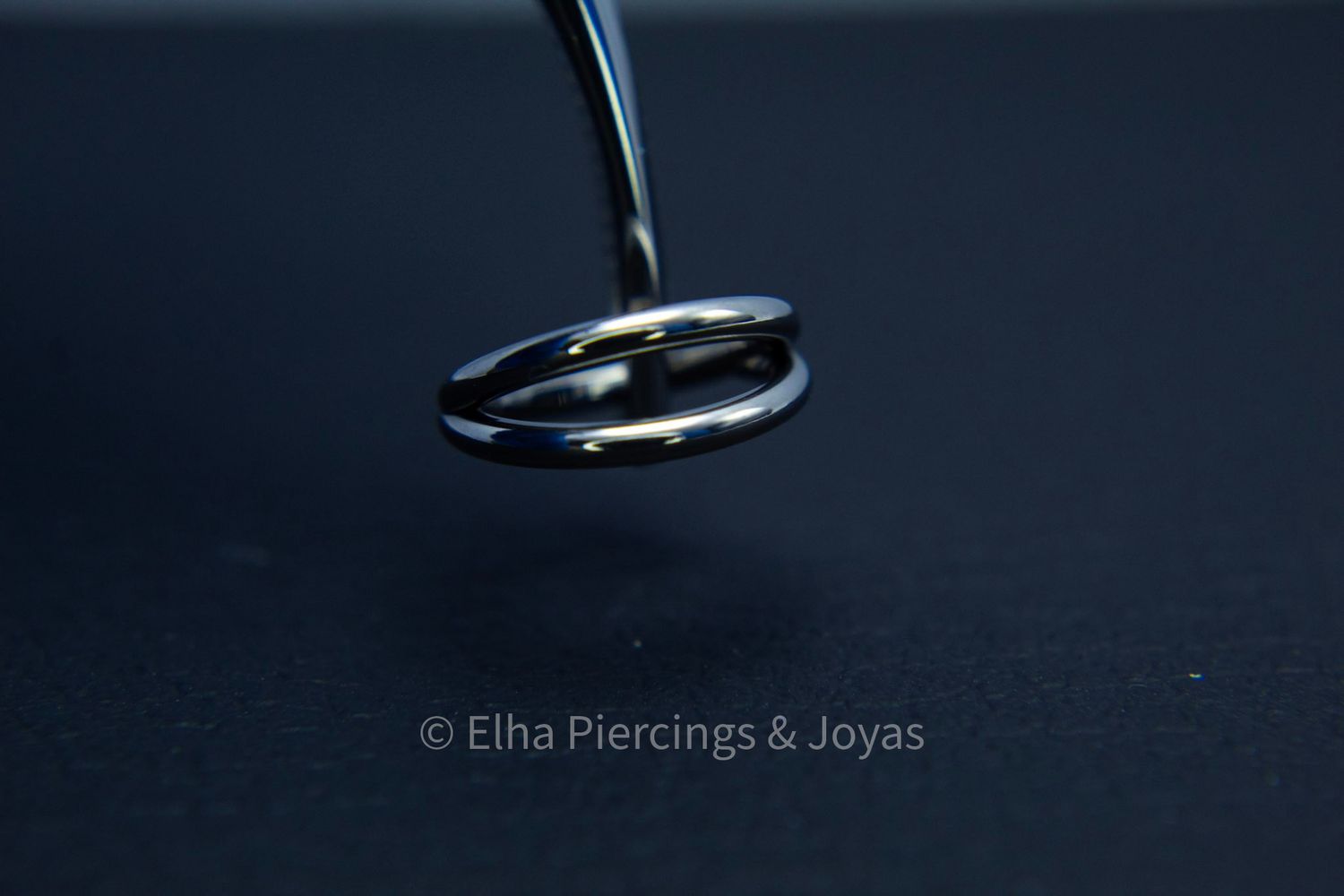 Argolla lisa doble separada