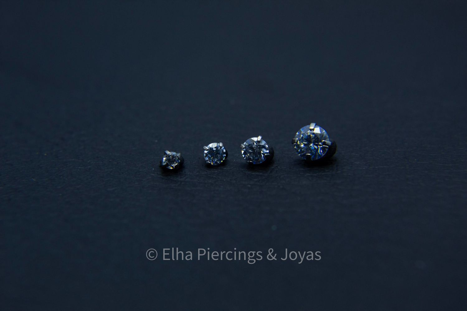 Cristal redondo engarzado