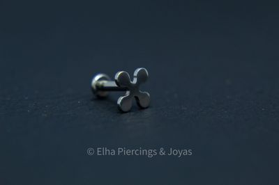 Forma flor de 4 pétalos