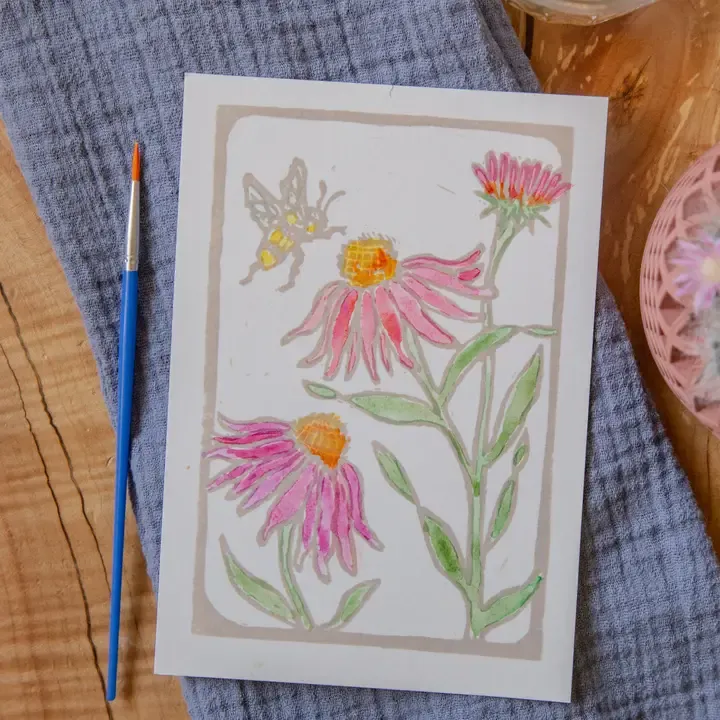 Cone Flower Watercolor Kit