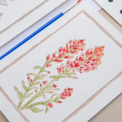 Prairie Fire Watercolor Card Kit