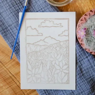 Sunflower Field Watercolor Kit