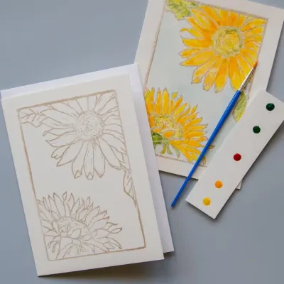 Sunflowers Watercolor Kit