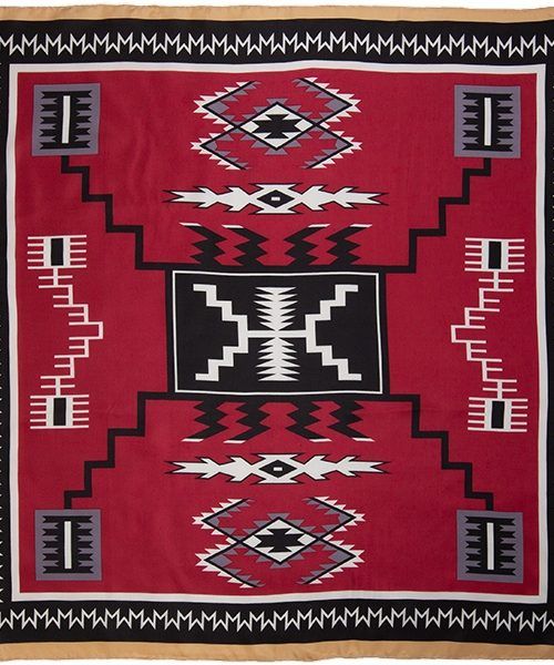 Silk Scarf - Aztec