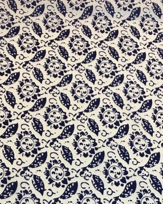 Silk Scarf - Calico Leaf