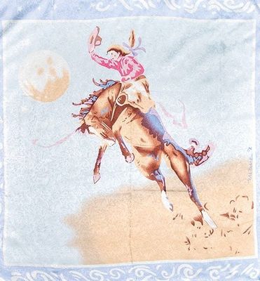 Silk Scarf - Limited Edition Blake Cowgirl