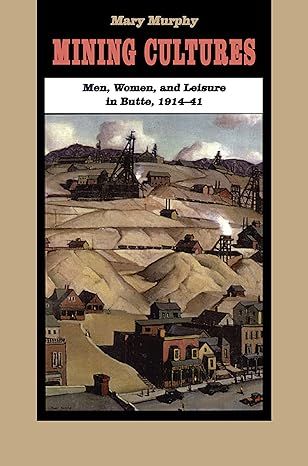 Mining Cultures Men Women &amp; Leisure in Butte