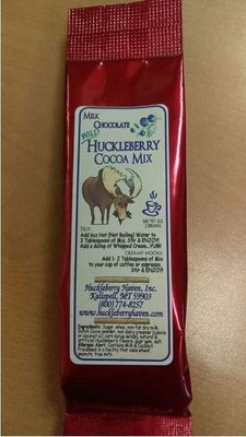 Huckleberry Milk Chocolate Cocoa Bag (2 servings)