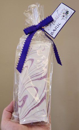 Huckleberry White Chocolate Bark