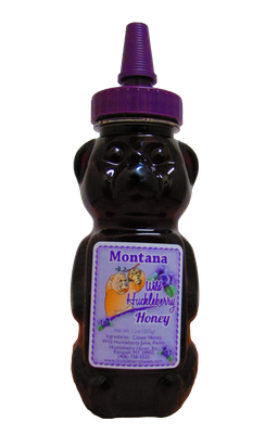 Huckleberry Honey Squeeze Bear (12oz)
