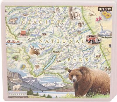 Xplorer Glacier Map Coaster