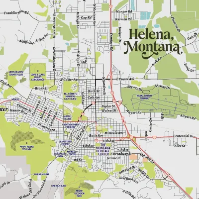 Coaster - Helena Map