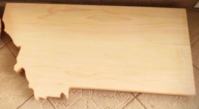 Montana Shaped Charcuterie Board