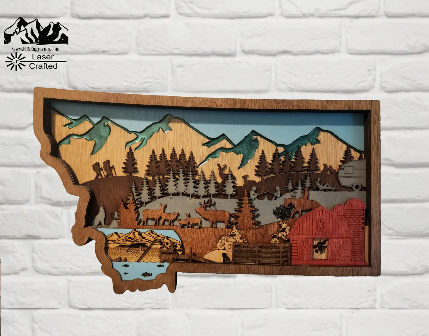 Layered Wood Montana