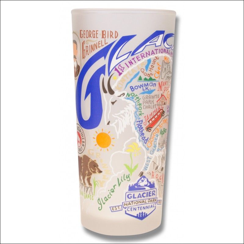 Souvenir Glass - Glacier