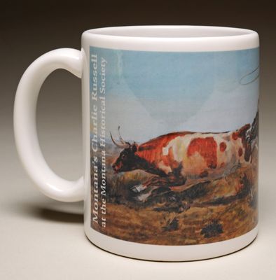 O.H. Cowboys Roping Ceramic Mug