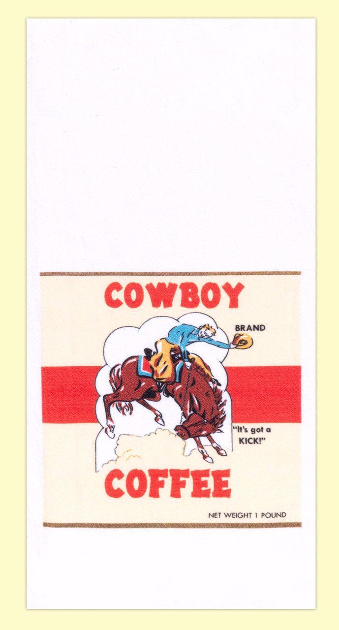 Cowboy Coffee Towel