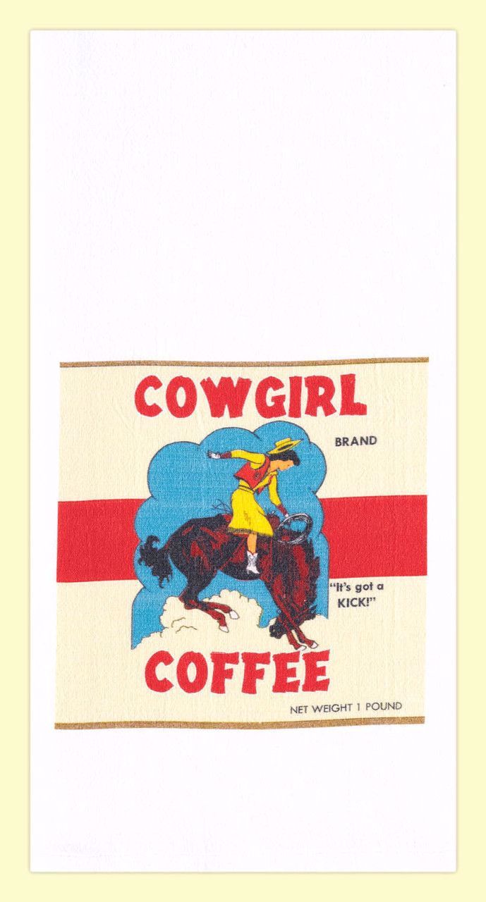 Cowgirl Coffee Towel