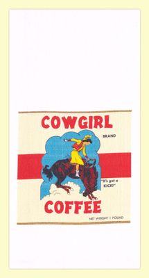 Cowgirl Coffee Towel