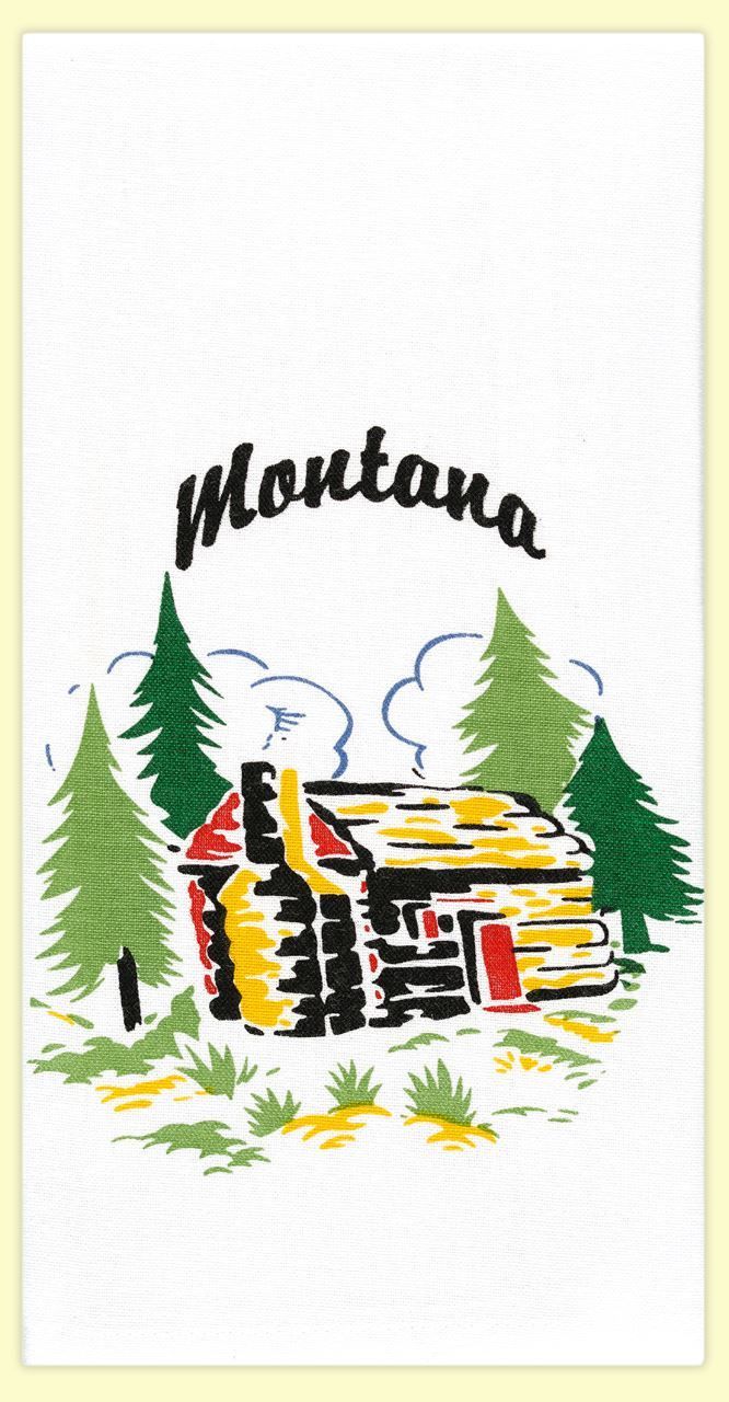Montana Cabin Towel