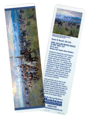 Bookmark - Lewis &amp; Clark Meeting Indians