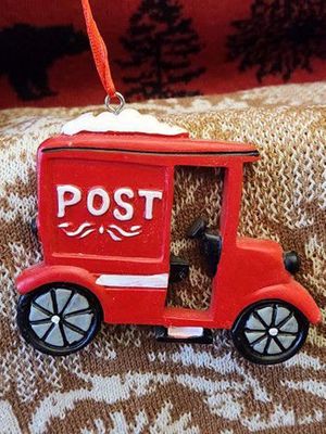 Ornament - Mail Truck