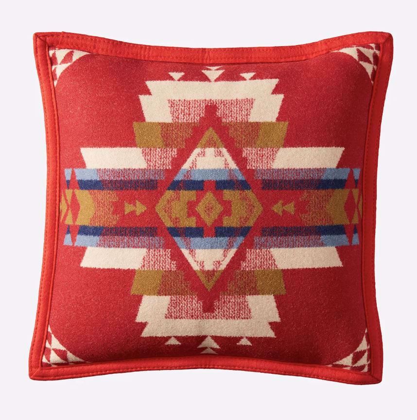 Rock Point Scarlet Pendleton Pillow