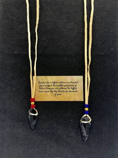 Deerskin Clasp Necklace