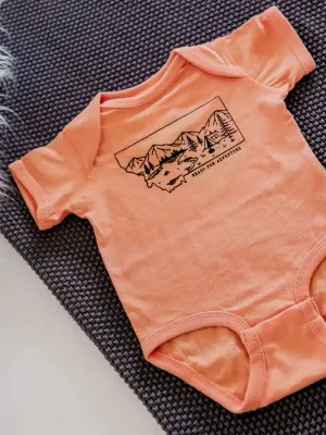 Ready for Adventure Orange Onesie