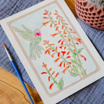 Penstemon Watercolor Card Kit