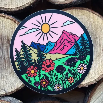Sticker - Wildflowers Circle