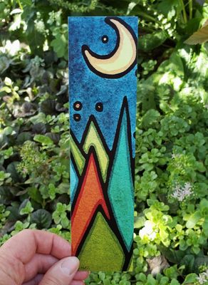 Bookmark - Moonlit Forest