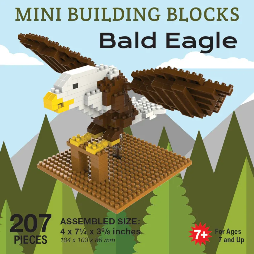 Mini Building Blocks - Bald Eagle