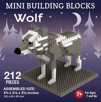 Mini Building Blocks - Wolf