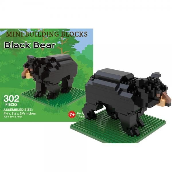 Mini Building Blocks - Black Bear