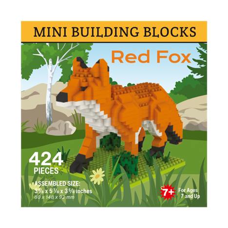 Mini Building Blocks - Red Fox