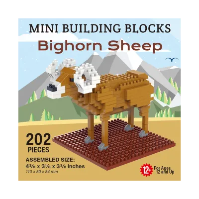 Mini Building Blocks - Bighorn Sheep